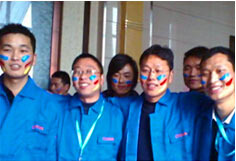 超前涂料90同學(xué)會(huì)現(xiàn)場(chǎng)！河南真石漆知名品牌